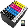 ESMONLINE Set di 8 cartucce compatibili in sostituzione di Epson 16 XL per Workforce WF-2760DWF 2750DWF 2660DWF 2650DWF 2630WF 2540WF 2530WF 2520NF 2510WF 2010W