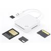 HAYATEC Lettore di schede di memoria SM Smart Media TIPO C USB XD M2 SD SM per fotocamere scheda TIPO C