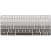 kwmobile Adesivi Tastiera Wireless Compatibile con Apple Magic Keyboard - Adesivo Copritastiera Americana QWERTY - Copri Tasti Bianco/Grigio/Nero