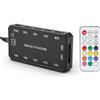 ASHATA Hub Ventola Integrato a 12 Porte, Alimentazione Fino a 10 Ventole, Ventole RGB e Controller per Strisce LED con Telecomando, Controller Ventola Colorato con Controllo Wireless