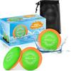 IEEILULU Palla che Rimbalza Sull'acqua, 4 Pezzi Palla Rimbalzante per Acquatica Esterno Piscina Spiaggia Famiglia con Sacchetto Portaoggetti, Giochi Estivi per Bambini Adulto (Verde)