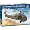 Italeri IT2776 Modellino Veicolo da Guerra In Plastica da Montare, H-34A Pirate/Uh-34D U.S. Marines, Scala 1:48