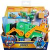 Paw Patrol, Veicolo e personaggio di ROCKY FILM da collezione, giocattoli per bambini dai 3 anni in su