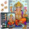 TISHIRON Ganpati puzzle per adulti, 1000 blocchi, puzzle indù Ganesha, puzzle per adulti, puzzle o giocattoli per gli anziani 50 x 70 cm