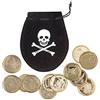 Boland 74300 - Borsa Pirata con 12 Dobloni, Diametro 4 cm