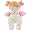 Lullaberry 23cm La Mia Prima Bambola Flora - Bambola per Bambini in Morbido Peluche con Sonaglio - Abito a Fiori Rosa