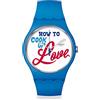 Swatch Analogico SUOZ353, blu, striscia