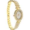 Hemobllo Orologio Da Donna Orologio Casual Orologi Di Diamanti Per Le Donne Retroilluminato a Led Da Polso Con Strass Quarzo Mancare Delicato Di Cristallo