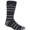 HEAT HOLDERS - Uomo Invernali Termici Antiscivolo Calzini in Pile per Casa (39-45 Eur, Navy (Siskin))