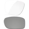 LenzReborn Lenti polarizzate di ricambio per occhiali RayBan Meta Wayfarer RW4006 50 mm AI, transitional, antigraffio, Eclipse Grigio Fotocromatico, Taglia unica