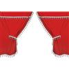 Lampa 96006 Premiere Smart Cabin, Set Tende Microfibra per Camion - Rosso