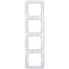 Hager Berker - Cornice 4 moduli S1 Bianco pile Ref. 6511010004