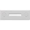 Schellenberg 51202 Guida tapparella Standard Mini/Maxi, angolare, per Cinghia da 14 mm e 23 mm di Larghezza, Bianco