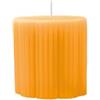 Villeroy & Boch - Fleur Gifts candela, dimensioni: ca. 7,5 × 7,5 cm, gialla, candela decorativa con motivo floreale, cera dai colori intensi (paraffina)