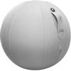ALBA MHBALL G Palla Seduta ergonomica, PVC/Tessuto Poliestere, Grigio Chiaro, Medio
