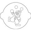 Silikomart | Stencil in Plastica per Decorazione Torte a Forma di Farfalla, Colore Bianco, Misure 340 x 250 x 10 mm