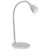 Brilliant lampada Anthony lampada da tavolo a LED titanio | 1x LED 2.4W integrato, (200lm, 3000K) | Scala da A ++ a E | Con pressostato sulla base non dimmerabile