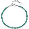 Brosway Bracciale Donna, Bracciale Tennis in Acciaio e Cubic Zirconia | Collezione Desideri - BEI101