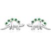 LINSTER Orecchini di dinosauro per bambine Argento sterling 925 Ipoallergenico minimalista Mini animali Orecchini gioielli Regali per ragazze Adolescenti Figlia