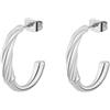 Brosway Orecchini Donna, Orecchini a Cerchio in Acciaio | Collezione AMY - BAY26