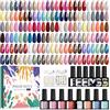 Phoenixy Smalto Semipermanente Unghie - 42 Colori Smalti Semipermanenti per Unghie con Base e Top Coat, Smalto per Unghie in gel U V/LED, Kit Manicure per Principianti
