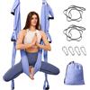 Leogreen Amaca Yoga, Antigravity Yoga Amacadi Yoga Amaca per Pilates, Taffettà di Nylon, Carico massimo 300 kg (Viola chiaro)