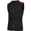 doorslay Gilet Termico in Neoprene da 3 Mm, Muta Unisex Senza Maniche con Cerniera per Nuoto, Snorkeling, Surf, Immersioni (Nero M)