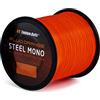 Tandem Baits Steel Mono Fluo Filo da Pesca Lenza da Pesca Pescare Canne da Pesca Canne da Carpa Filo di Nylon Accessori per La Carpa Pesca Attrezzatura da Pesca Arancio 1200 m/0,30 mm