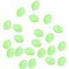 PATIKIL 7x5mm Luminoso Pesca Perline, 200 Pezzi Plastica Bagliore Pesca Esca Uova Attrezzatura Perlina Attacco Strumento Ovale, Verde