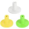 PATIKIL Tee da Golf in Gomma, 3pz 1,4 Pollici Tee Pratica Golf Tee Stabile Campo Pratica Portapalline Golf per Tappetino Battuta Esterni Interni, Giallo/Verde/Bianco