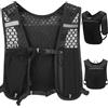 WNTJN Gilet da Corsa per Uomo e Donna, Zaino Idratazione Leggero e Traspirante con Tasca per Borraccia da 500ml e Cellulare, Riflettente e Regolabile per Running, Trail, Maratona, Ciclismo, Escursionismo