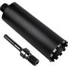 CPROSP Corona Diamantata UNC da 1¼ con Adattatore SDS MAX, Corona a Nucleo DM 162mm, L 420 mm, Punta per Trapano in Calcestruzzo, Muratura e Pietra