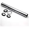 SHENRUZENG Tubo di Prolunga per Scarico Lungo 300mm, Tubo di Immersione Sifone in Acciaio Inox Sifone Lavabo Bagno, Scarico Lavandino Bagno con Dado e 3 Anelli di Tenuta per Lavabo, 1 1/4 pollici x 32 mm