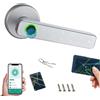 RATSTONE Maniglia Della Porta Con Impronta Digitale,Serratura Elettronica Con Tastiera a Sfioramento,Serratura Intelligente Con Tastiera Touch e Funzioni Smart,Per Porta d'Ingresso, Casa, Ufficio, Appartamento