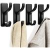 pickpiff - Ganci autoadesivi per appendere: resistenti, attaccabili (resistente fino a 6 kg), gancio adesivo per parete, porta, cucina, bagno - Ideale per cappotto, asciugamano, vestiti, chiavi, borsa