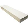Kair - Canalina piatta rettangolare, 220 mm x 90 mm, lunghezza 1 m