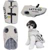 Izefia Cappotto per Cane Abbigliamento per Animali Domestici Cappotti Freddi Sport All'aperto Giacca Pile Fodera Maglione Caldo Inverno Vestiti Spessi Alpinismo Gilet Cappotto per Piccolo Cane Gatto