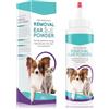 Ycaaeo Pulizia Orecchie Cane,Pulitore Orecchie di Cane, Polvere per la Depilazione