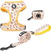 COOWONE Honeybee, borsa da passeggio per cani con moschettone in metallo, in tessuto Oxford 900D, per addestramento di cuccioli, viaggi o attività all'aperto (M (collo 34-41,9 cm, petto 45-58,4 cm)
