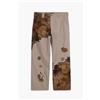 Desigual, Pantaloni stampati a fiori, Cotone, Marrone, 38