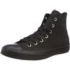 Converse Chuck Taylor Ctas Hi Leather - Scarpe da Fitness Unisex Adulto, Nero (Black/Black/Black 001), 40 EU