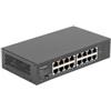 Lanberg Switch Lanberg 16 Porte 10" 19" 1Gb [RSGE-16]