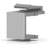 Ubiquiti Inserto vuoto Ubiquiti Keystone per pannello patch Keystone vuoto UniFi a 24porte Grigio [UACC-KEYSTONE-BLANK-INSERT]