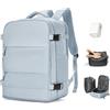 BJLFS Zaino Ryanair 40x30x20 Donna Zaino da Viaggio aereo Bagaglio a mano 40x30x20 Sottovuoto con porta scarpe Borse da Cabina per Wizzair Zaini Casual impermeabile per laptop da 14 pollici