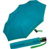 United Colors of Benetton Benetton - Ombrello tascabile Up & Down con accensione automatica, Tahitian Teal, 95 cm
