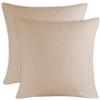 Blumtal Federe in Mussola 80x80 cm Set da 2 - 100% Cotone, Certificato Oeko-TEX, Morbide e Lavabili in Lavatrice, Talpa