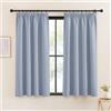 KGORGE Tende Corte Oscuranti Camera da Letto per Interni Tenda Termica Isolante Freddo e Caldo con Fettuccia Curtains Soggiorno Moderne 1 Pezzo L 140 x A 160 CM, Blu Vintage