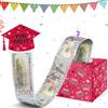 WenmthG Divertente Regalo di Laurea, Scatola a Sorpresa Fai Da Te, Esame Superato 2024 - Rosso