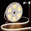 illuburg 24V Striscia LED COB Bianco Neutro 4000K 5m 400LED/m CRI90+ Dimmerabile Autoadesiva Banda Barra Strip Luminosa
