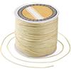 Cordino Di Nylon Rosso Per Gioielli – 0,8 Mm X 100 M – Filo Per Nodi Cinesi E Creazione Bracciali